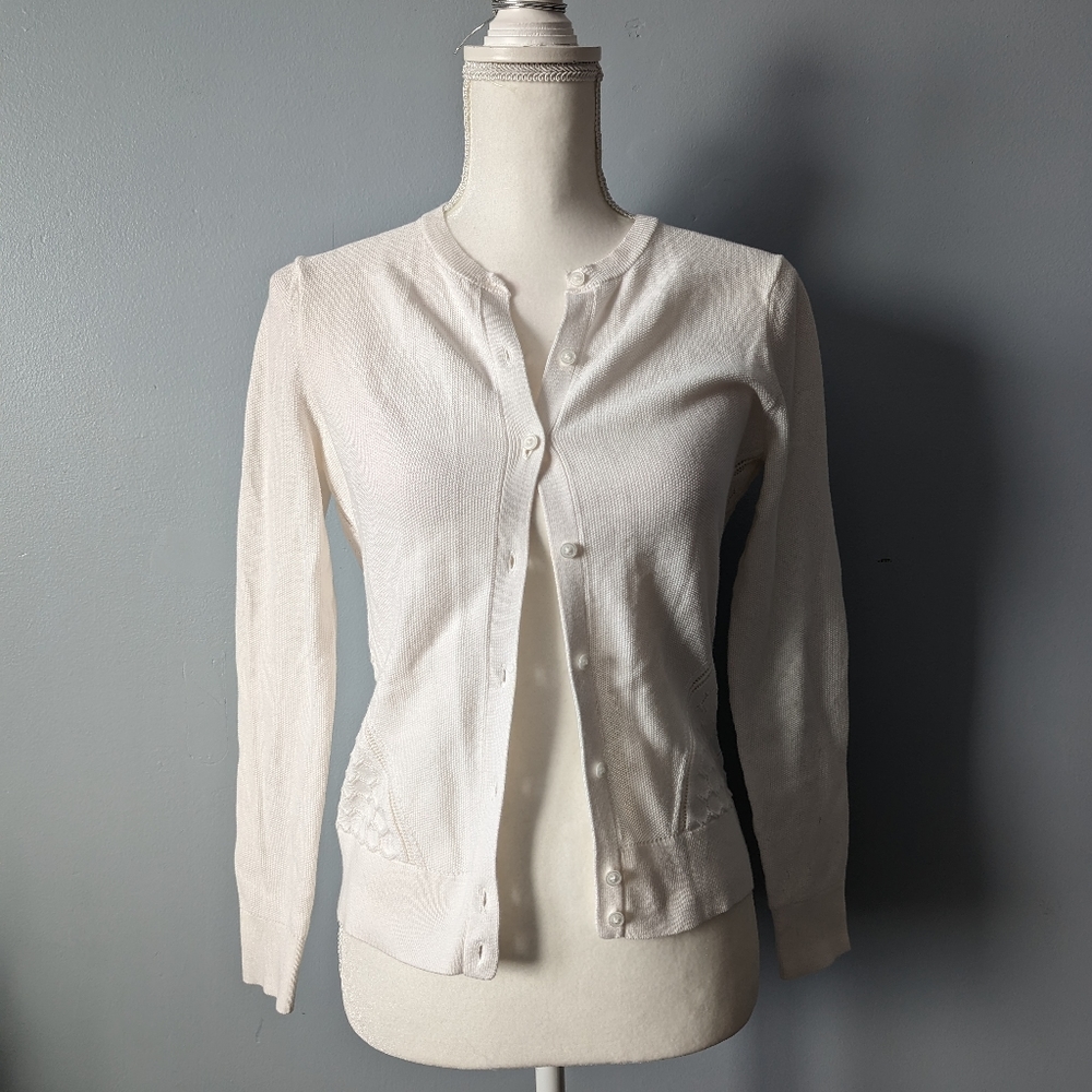 Vintage white cardigan